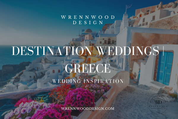 Destination wedding greece